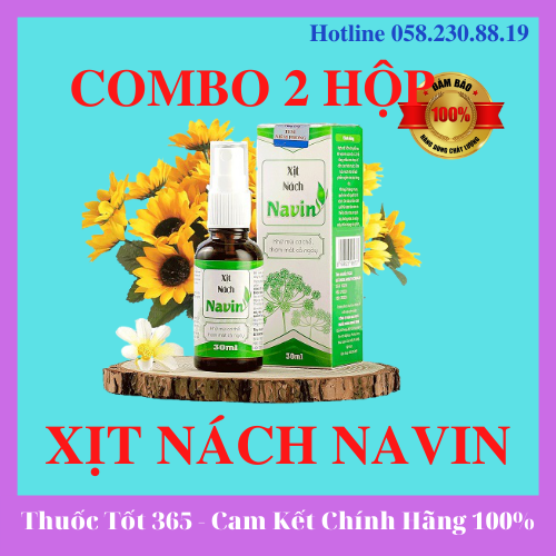 Combo 2 chai sản phảm xịt nách navin - 2 chai xịt navin