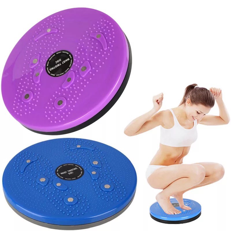 Đĩa xoay eo tập thể dục, bàn xoay eo massage tập bụng eo thon, đĩa xoay lắc eo đường kính 25cm