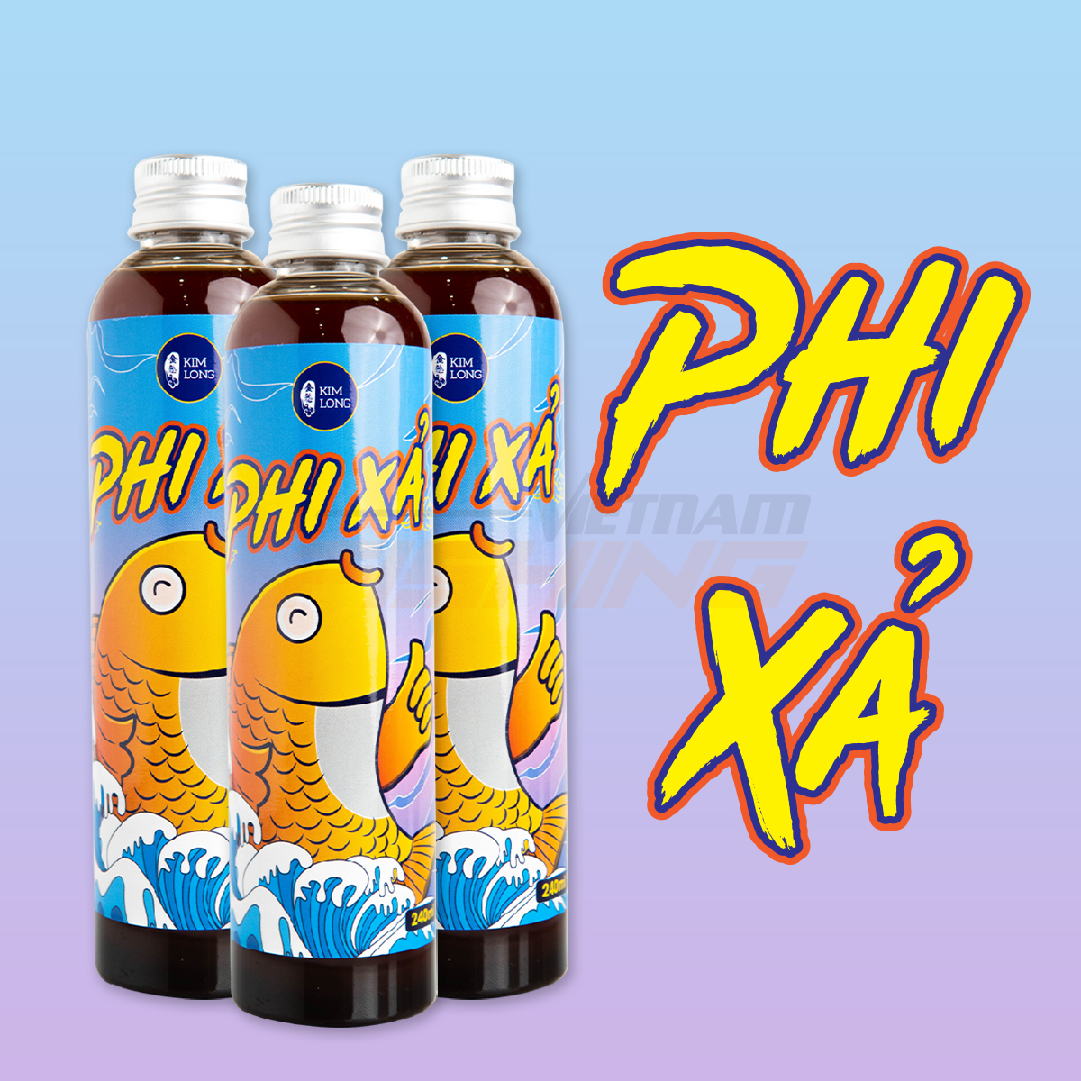 01 chai phi xả kim long, chuyên câu cá rô phi và diêu hồng. 240ml