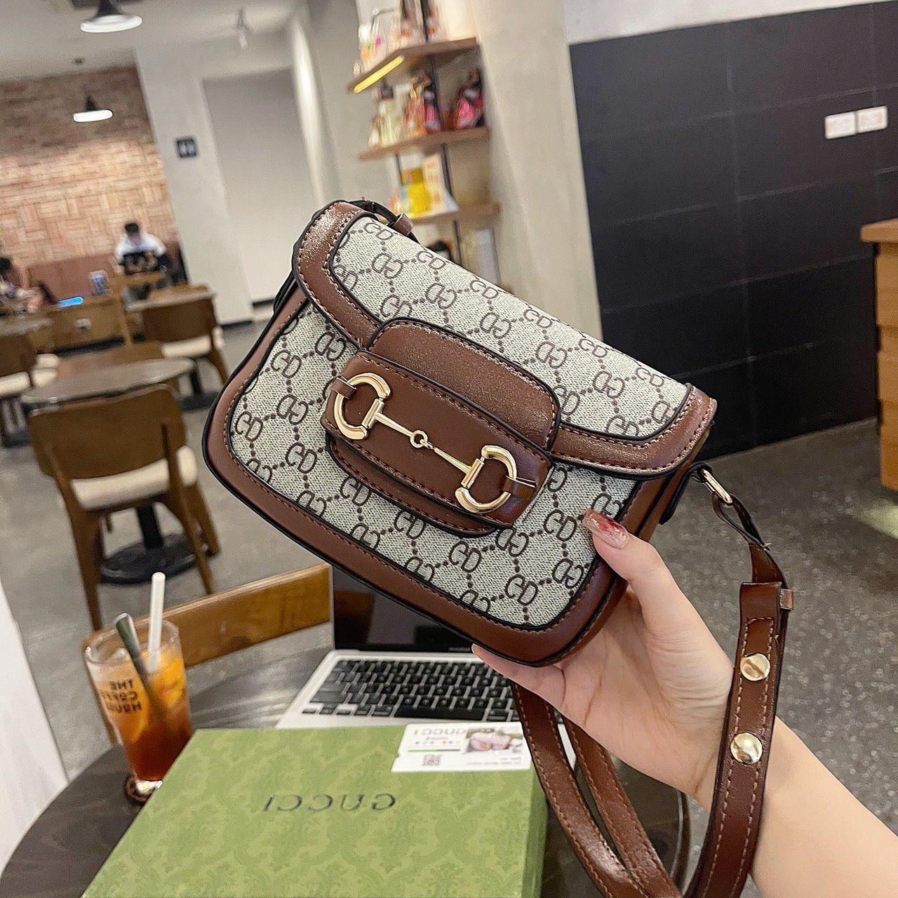 Túi xách nữ Đeo chéo hồ hà size 19cm
