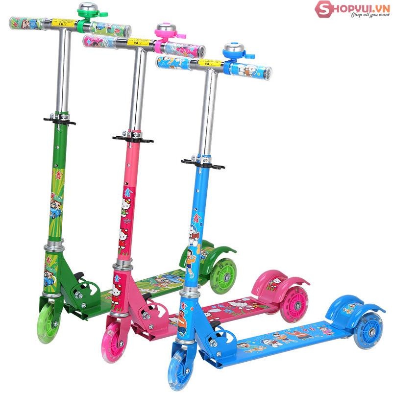 Xe Trượt Scooter 3 Bánh Phát Sáng Xe Scooter Cho Bé Rẻ Đẹp Năm 2018 Uy tín Bảo Hành 1 Đổi 1