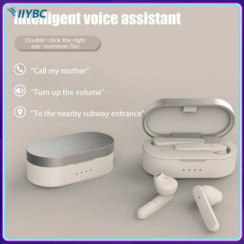 Iiybc tai nghe bluetooth tws tai nghe không dây ms-t12 tai nghe nhét trong tai tai nghe âm thanh nổi hifi cho xiaomi huawei iphone