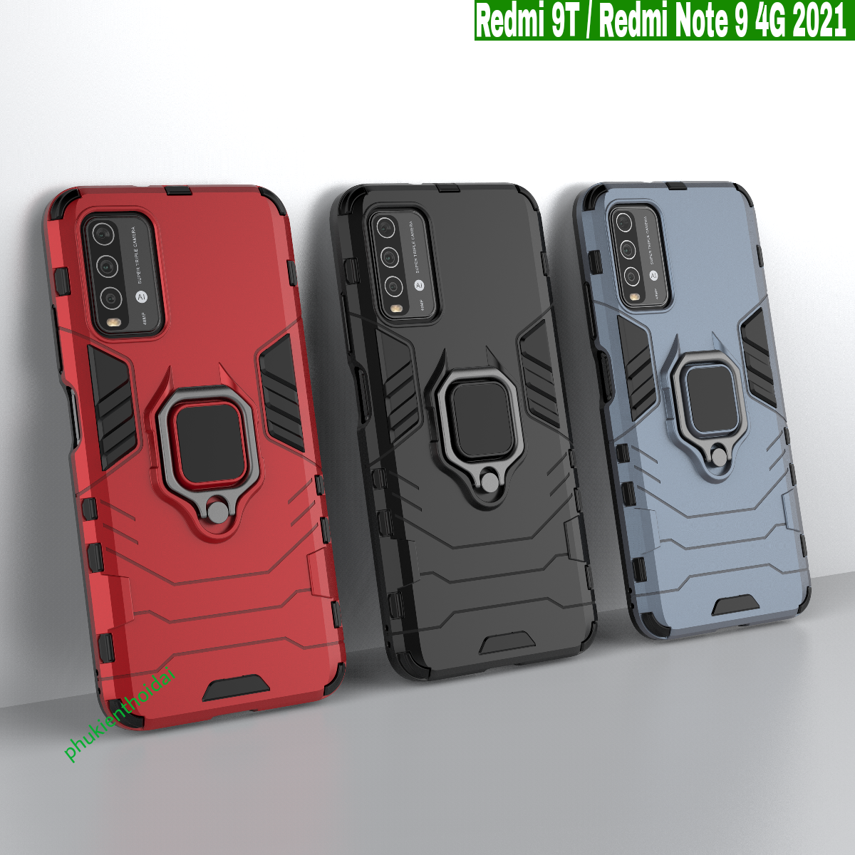 Ốp lưng Xiaomi Redmi 9T / Note 9 4G 2021 chống sốc Iron Man Iring cao cấp
