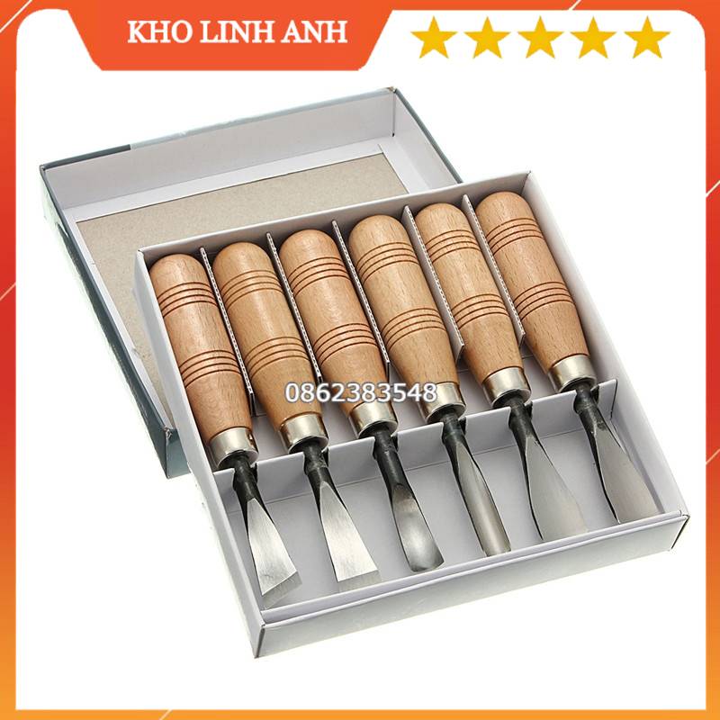 Bộ đục cây cảnh Bonsai cao cấp 6 cây