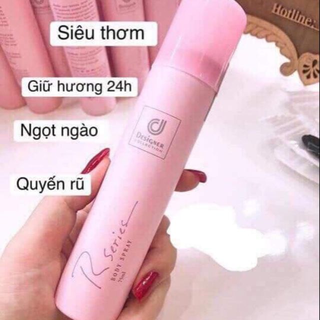 [HCM]Xịt Thơm Body - Xit Thơm Rseries Hương Thơm Dịu Nhẹ [Xit Body]