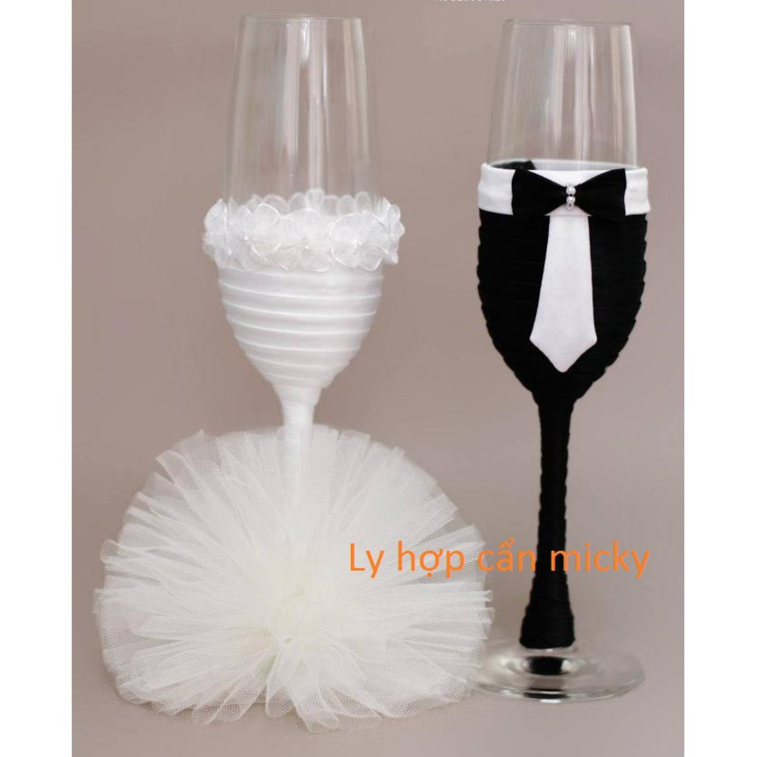 Ly rượu cô dâu chú rể