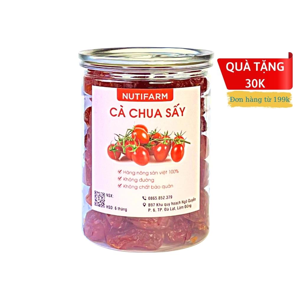Mứt cà chua bi sấy dẻo 400gr NutiFarm trái cây sấy đặc sản đà lạt