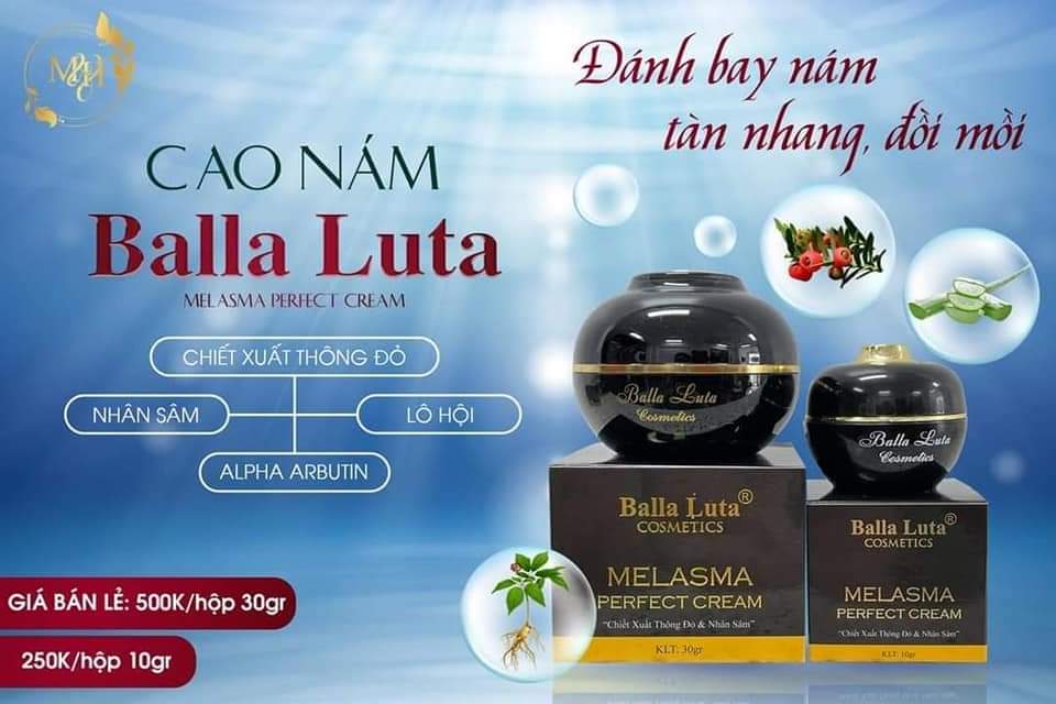 Kem face nám balla luta chính hãng 10gr - cao nám balla luta