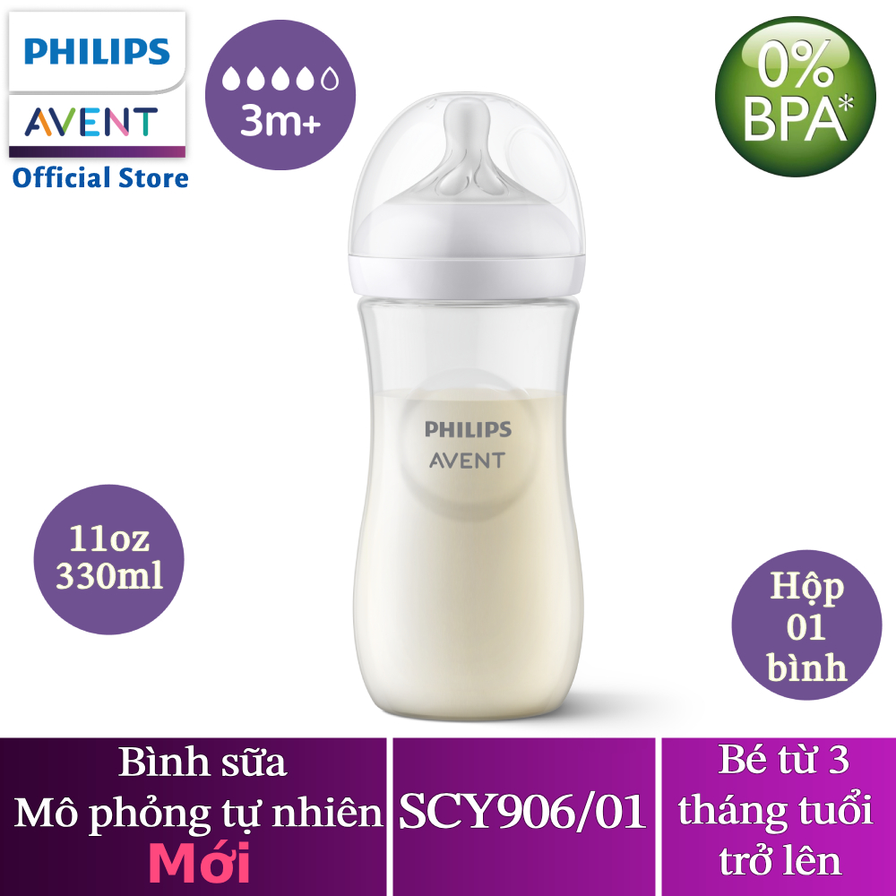 Philips Avent Natural response bottle 330ml, single pack