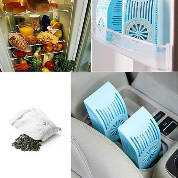 COMBO 2 Hộp khử mùi cho tủ lạnh than hoạt tính