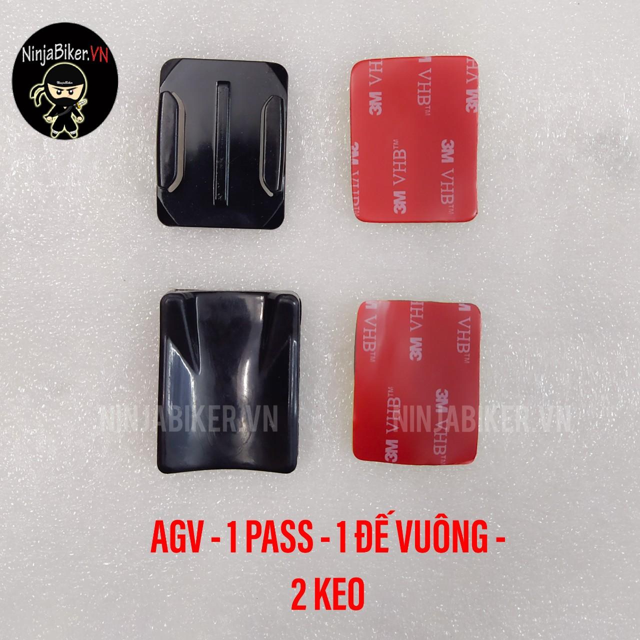 Pass gắn cằm cho các dòng nón keo dán cam hành trình