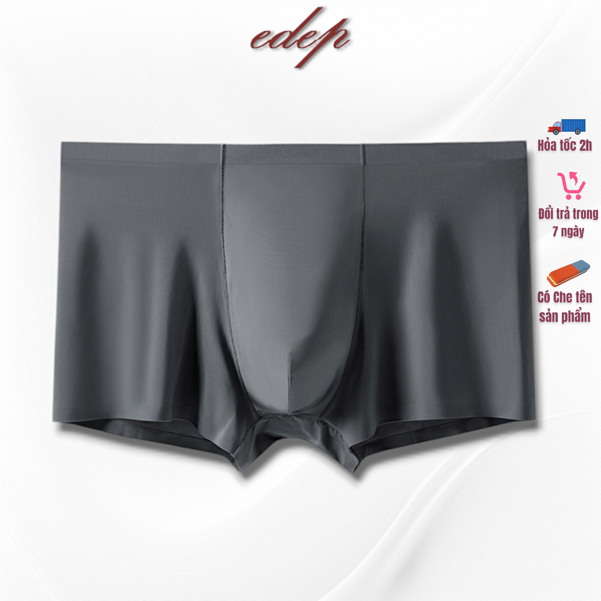 Quần Sịp Nam Đúc, Quần Lót Nam Đúc Chất Lụa Sữa Cao Cấp Nhật Bản, Quần Lót Su Mềm Mịn Cao Cấp