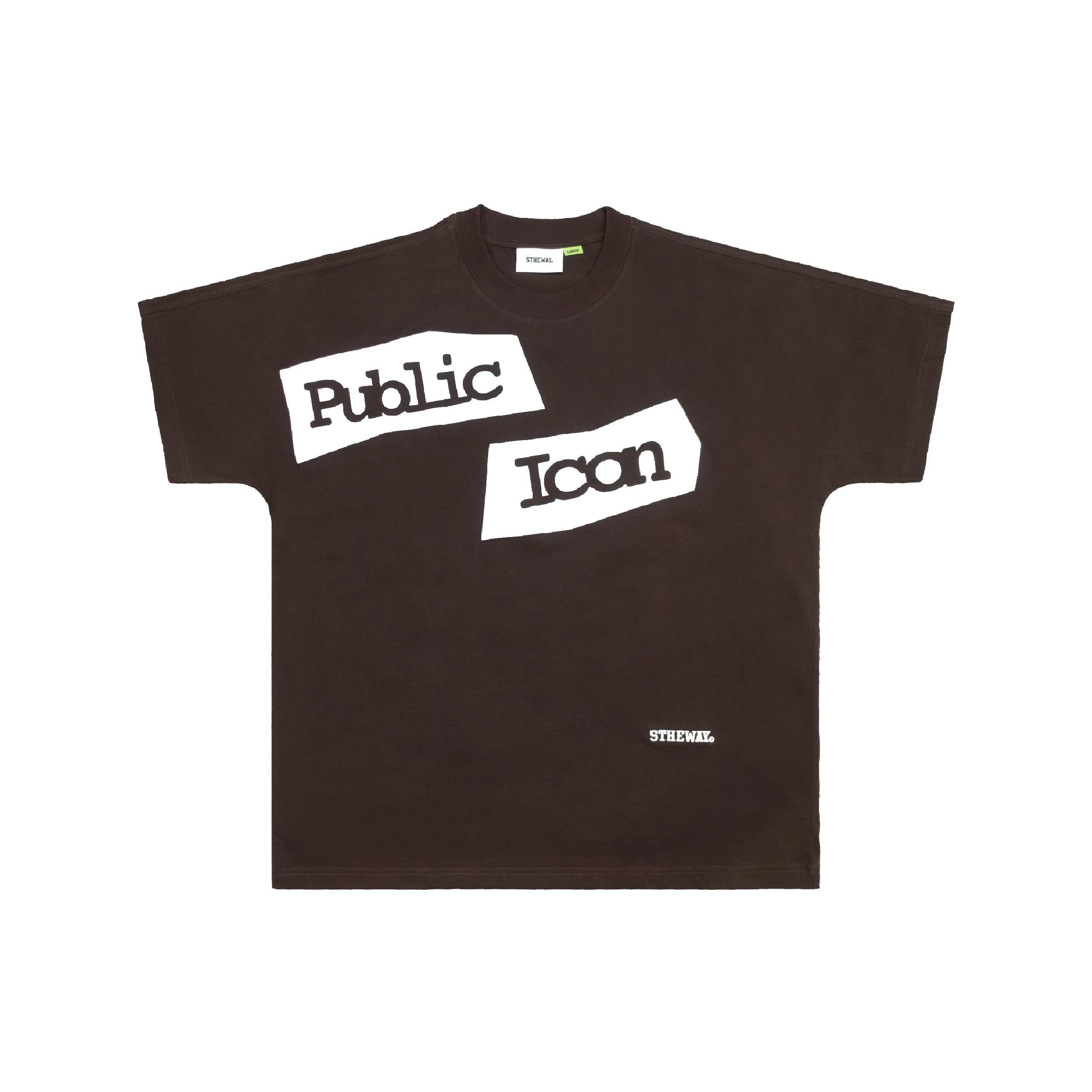 Áo thun tay ngắn cổ tròn 5theway® /public icon/ earth edition square tee