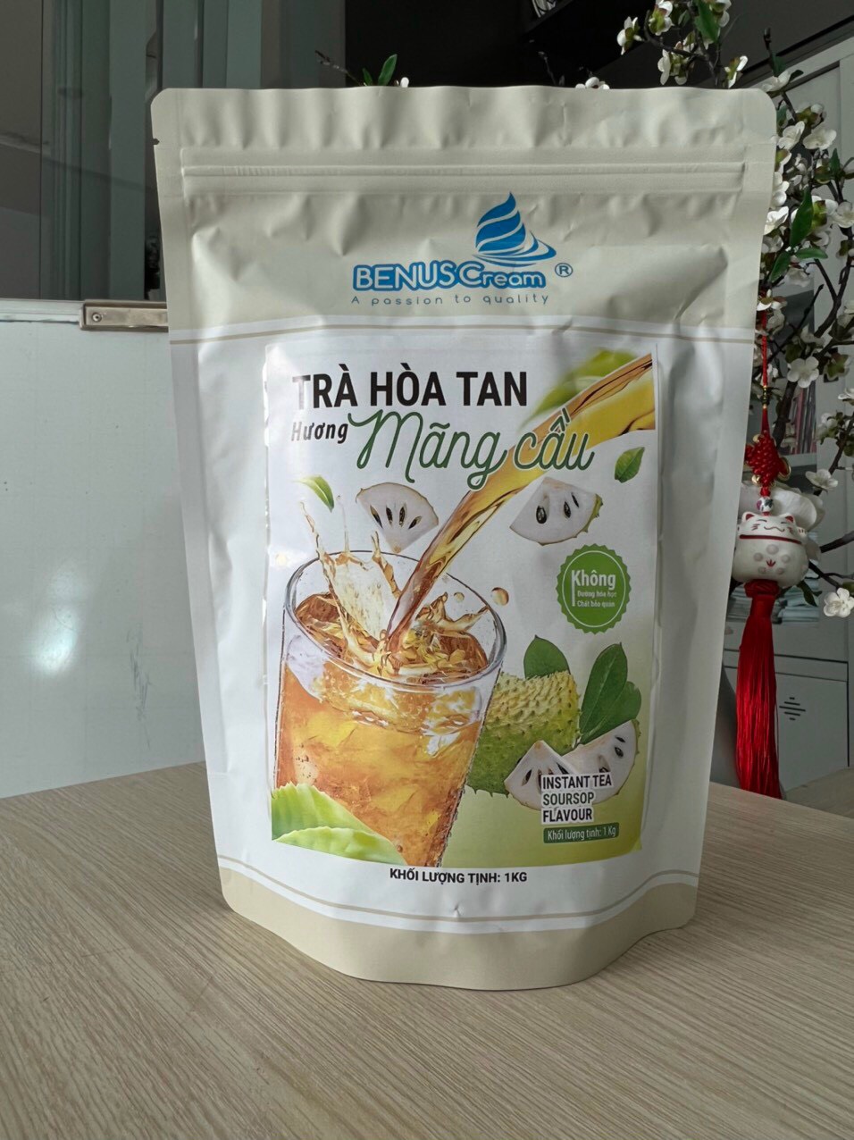 Bột Trà hoà tan hương Mãng Cầu Benus Túi 1kg