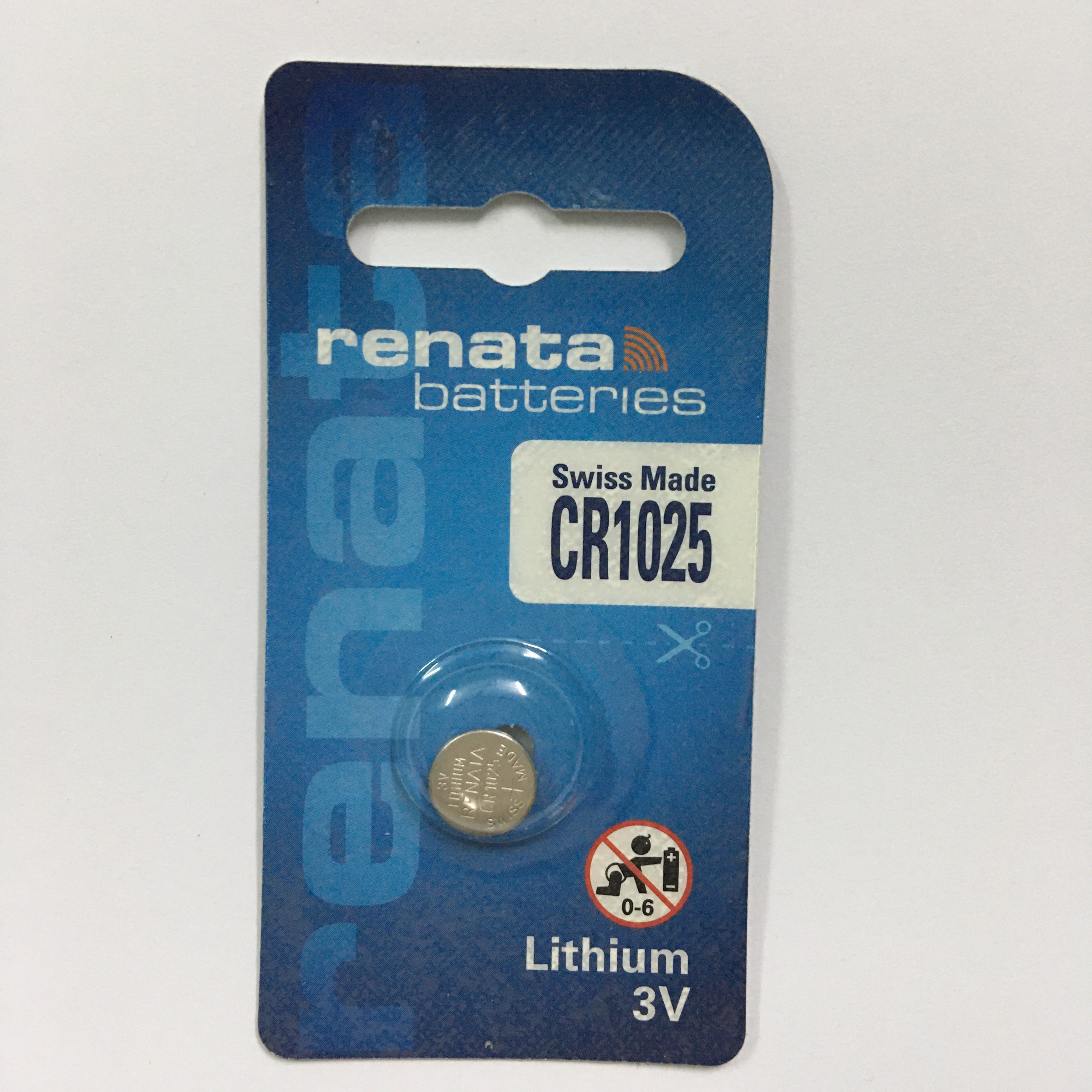Pin cr1025 renata lithium 3v chính hãng vỉ 1 viên made in swiss