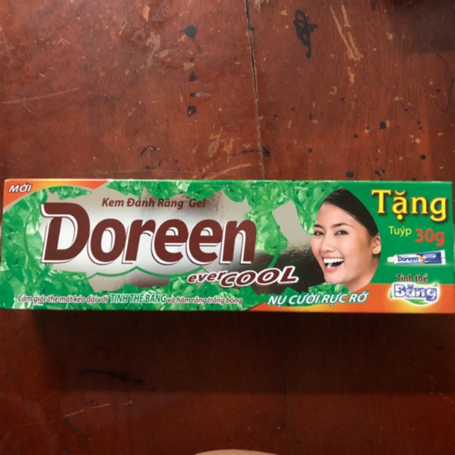 Kem đánh răng Doreen ever Cool 200g + tặng tuýp 30g