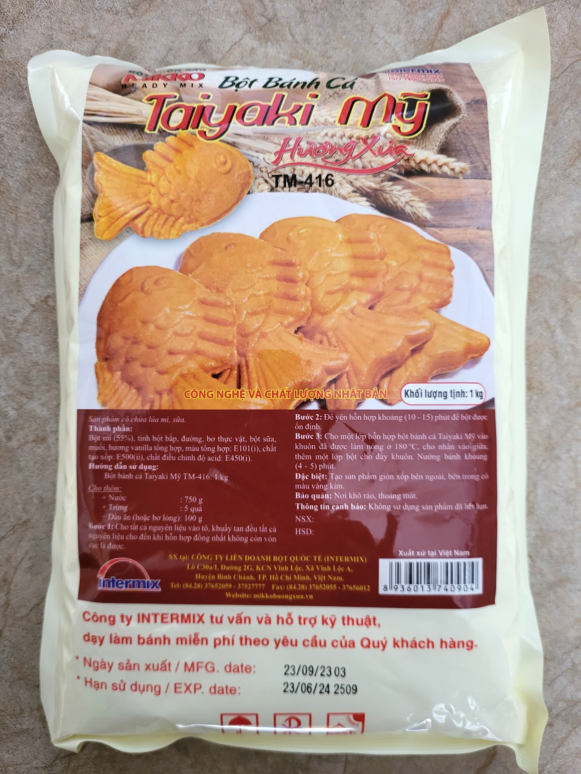 Mikko bột bánh cá taiyaki taiyaki powder