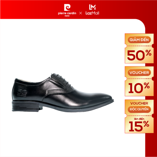 Giày Tây Nam Oxford Pierre Cardin Da Thật – Lịch Lãm, Sang Trọng Cho Công Sở - Phiên Bản Kỉ Niệm 50 Năm, Đế Cao Su Chống Trơn Trượt - PCMFWL 806