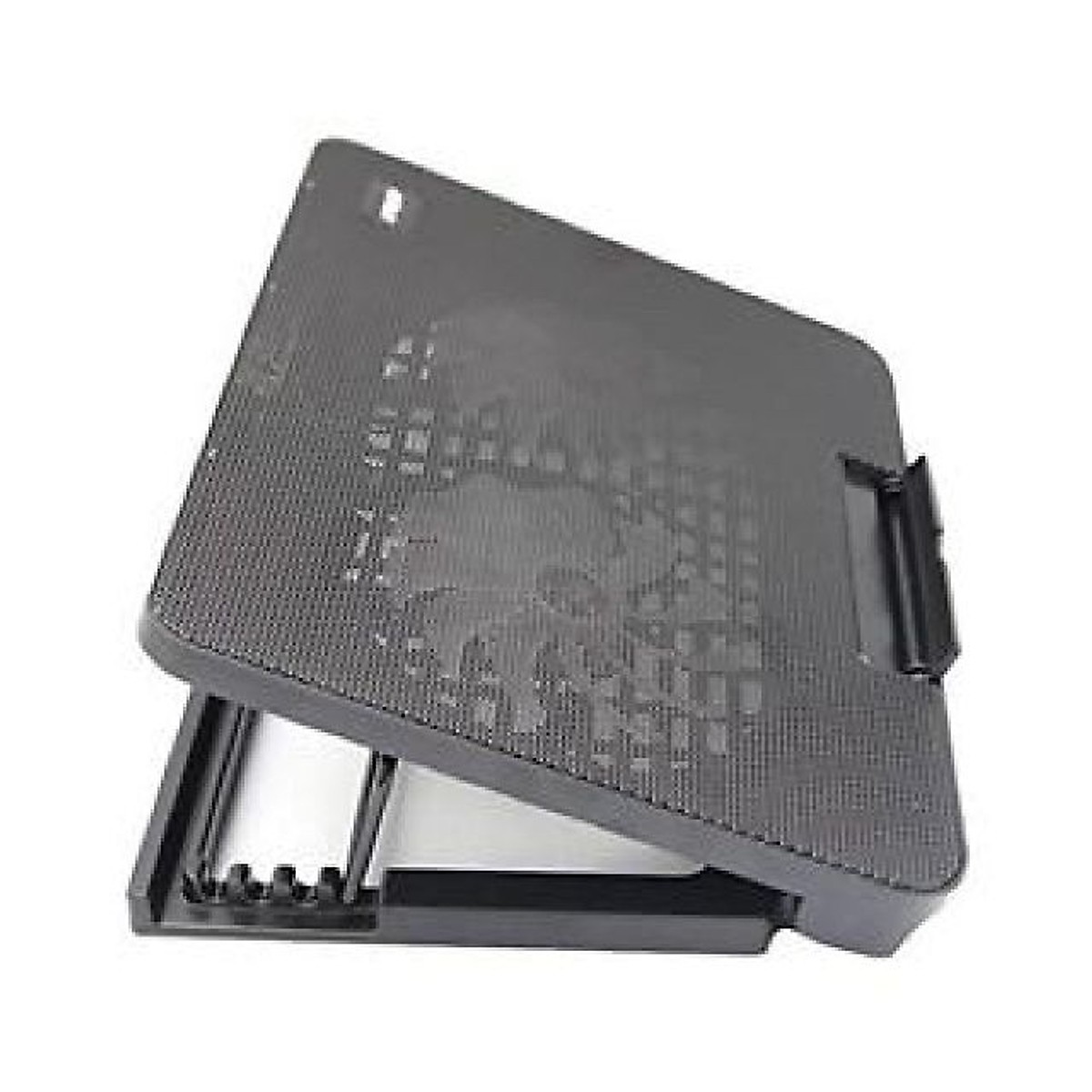 Đế tản nhiệt laptop 2 quạt có đèn, điều chỉnh được độ cao