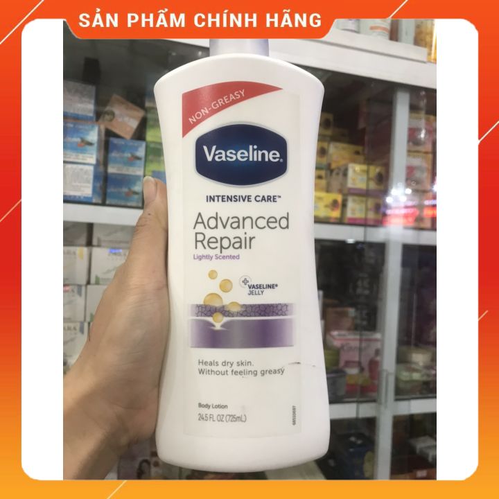 [Hàng chính hãng] Sữa dưỡng thể VASELINE INTENSIVE CARE 725ml 😀😀😀😀😀 & Sữa dưỡng thể  Sữa dưỡng thể V