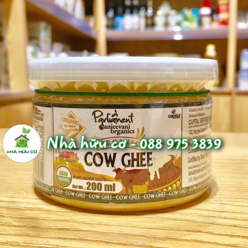 Bơ ghee hữu cơ Organic Ghee Parliament và Organic Valley - Date: 3/2023 - Bơ ghee Parliament