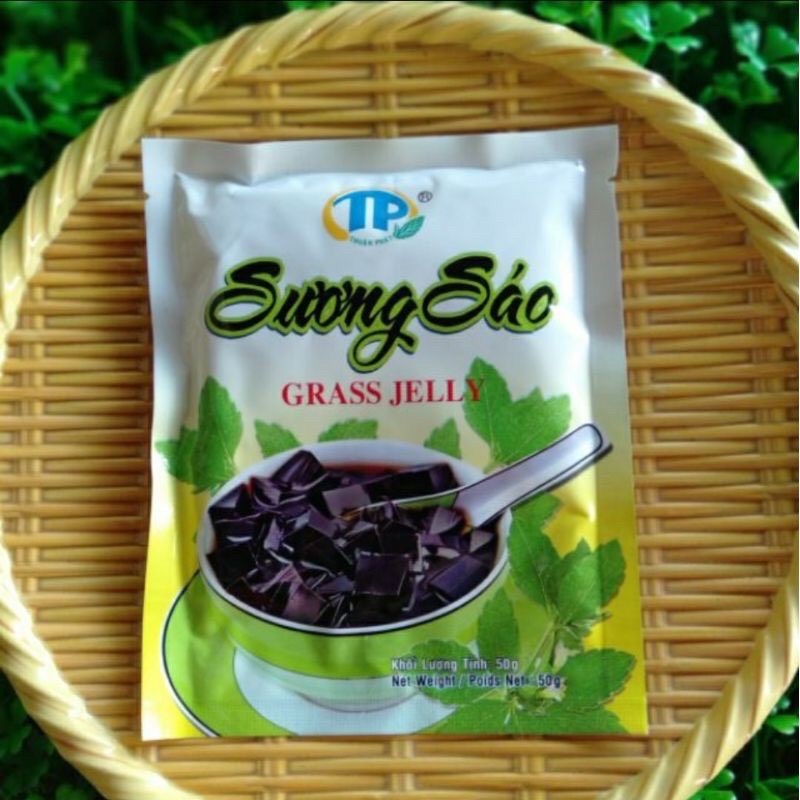 Bột sương sáo đen grass jelly thuận phát gói 50gr