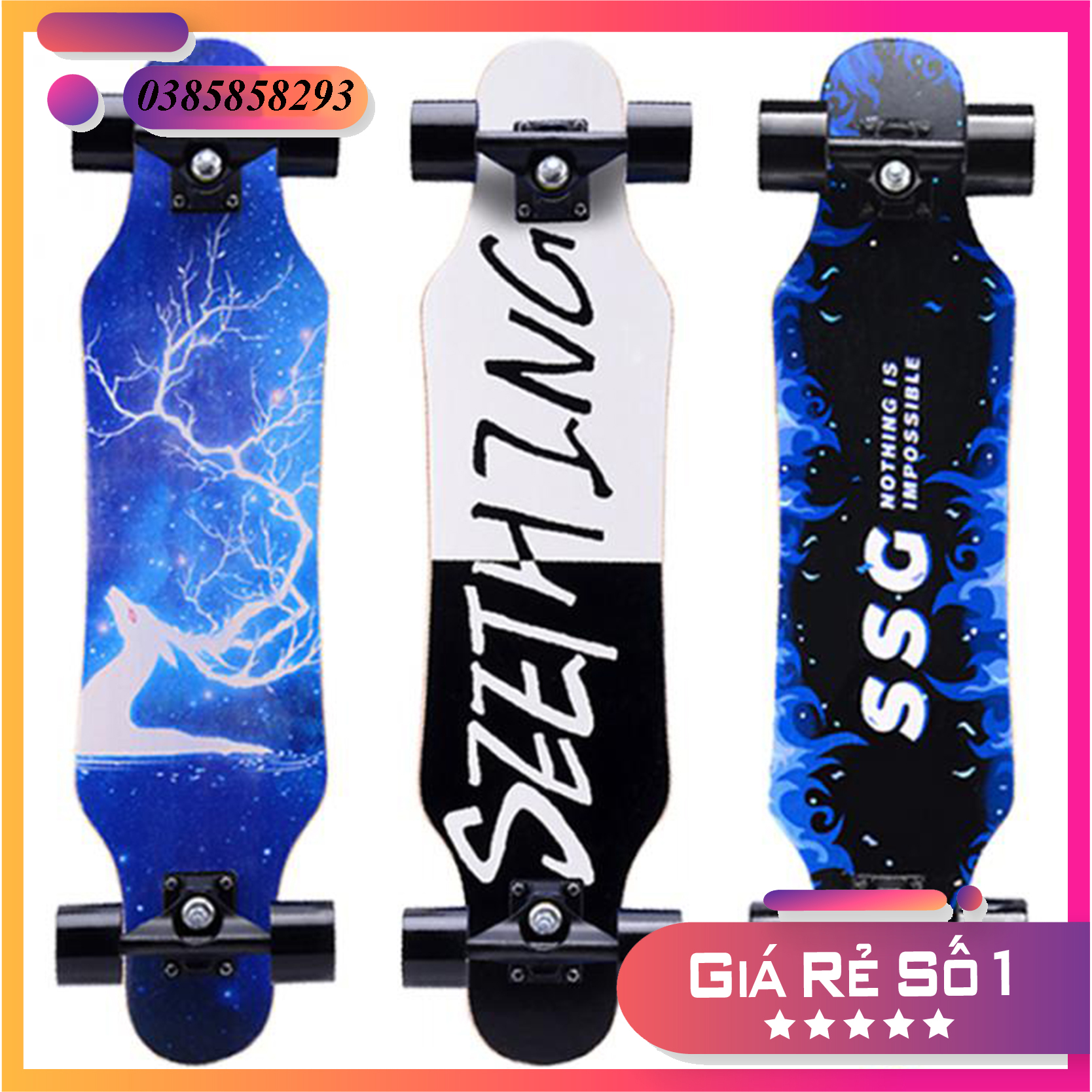 Ván trượt dài mặt nhám dance longboard ván trượt người lớn cao cấp đạt chuẩn thi đấu hang loại 1- ván trượt thể thao gỗ phong ép cực tốt 7 lớp mặt nhám- bán trượt ván loại tốt- mặt nhám+bánh pu