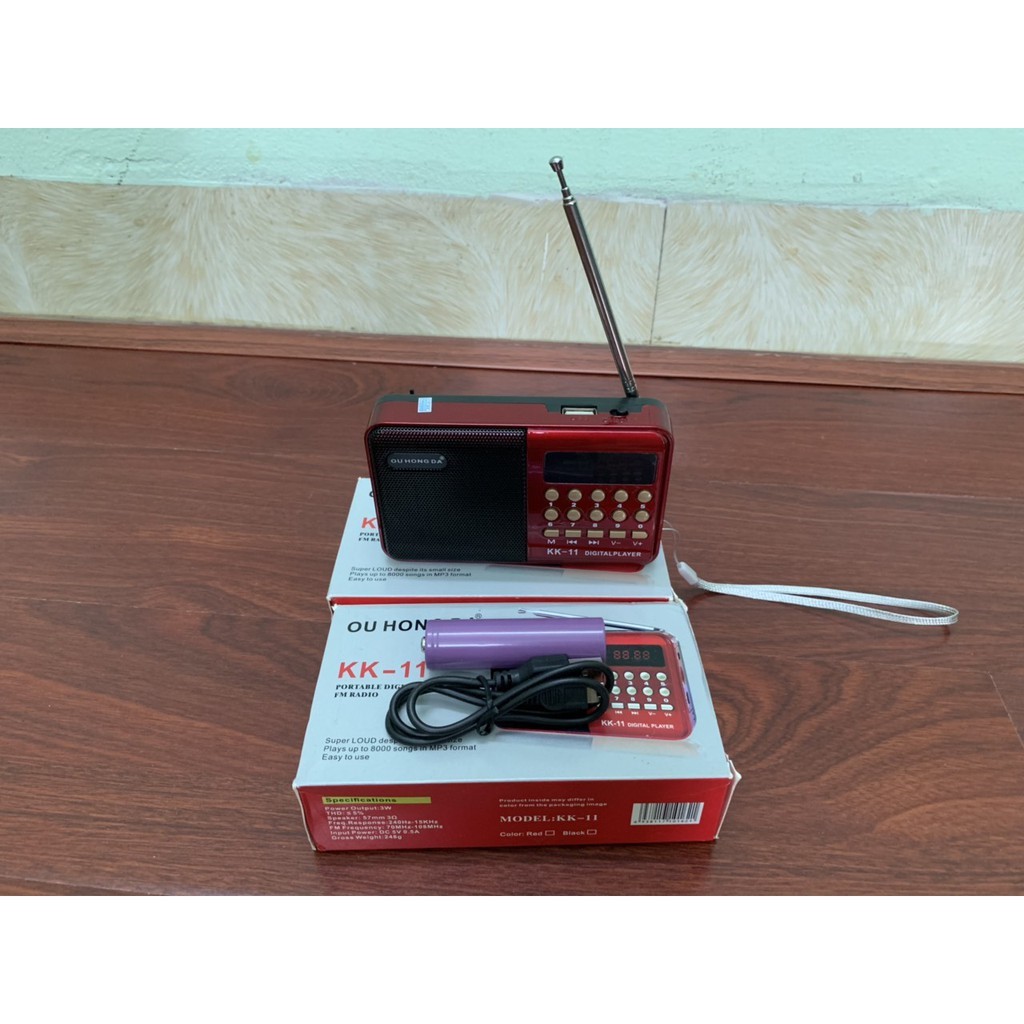 Đài Radio Fm Nghe Nhạc Qua Usb Và Thẻ Nhớ Kk - 11 - Adp209