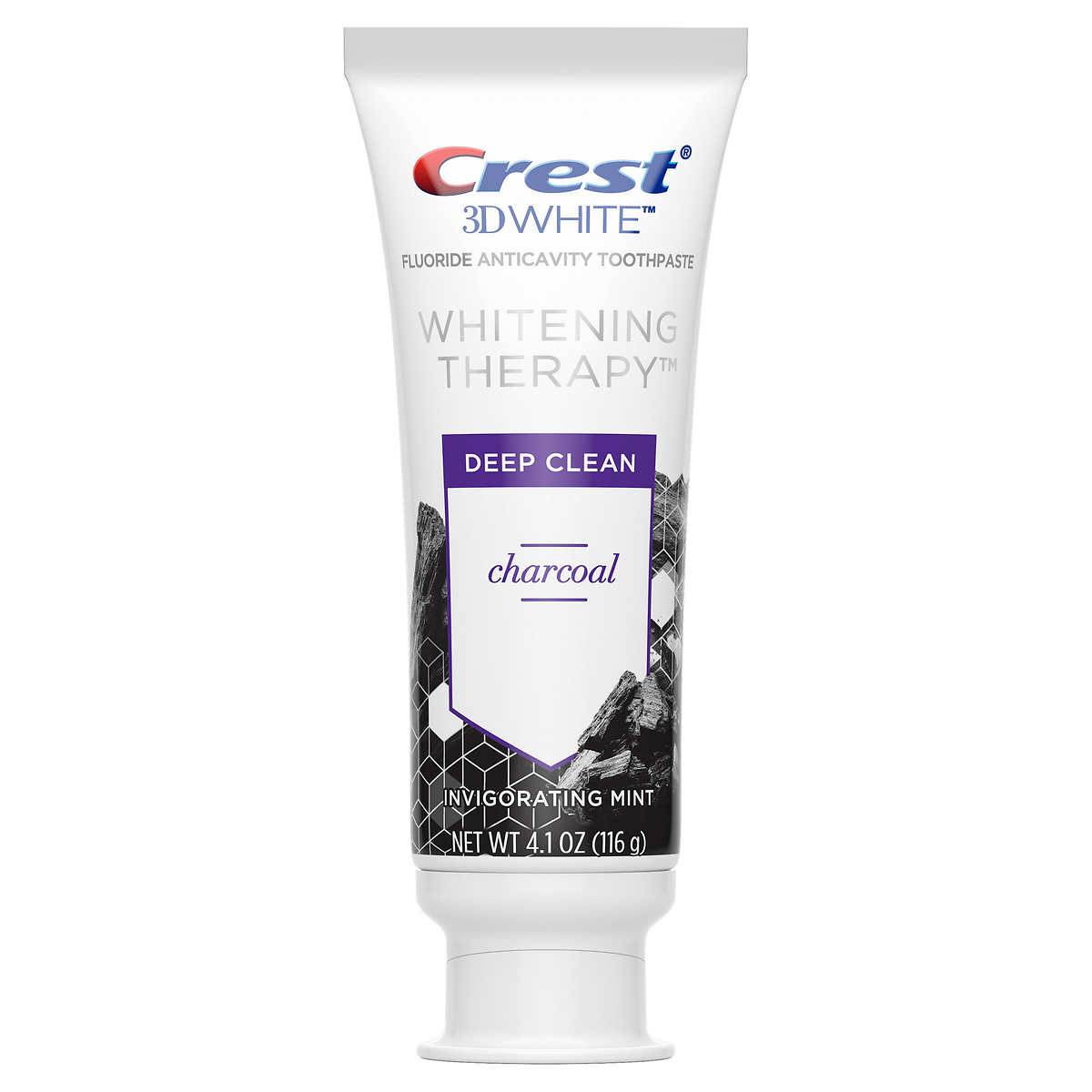 Kem đánh răng Crest 3D White Charcoal Deep Clean Toothpaste 116g