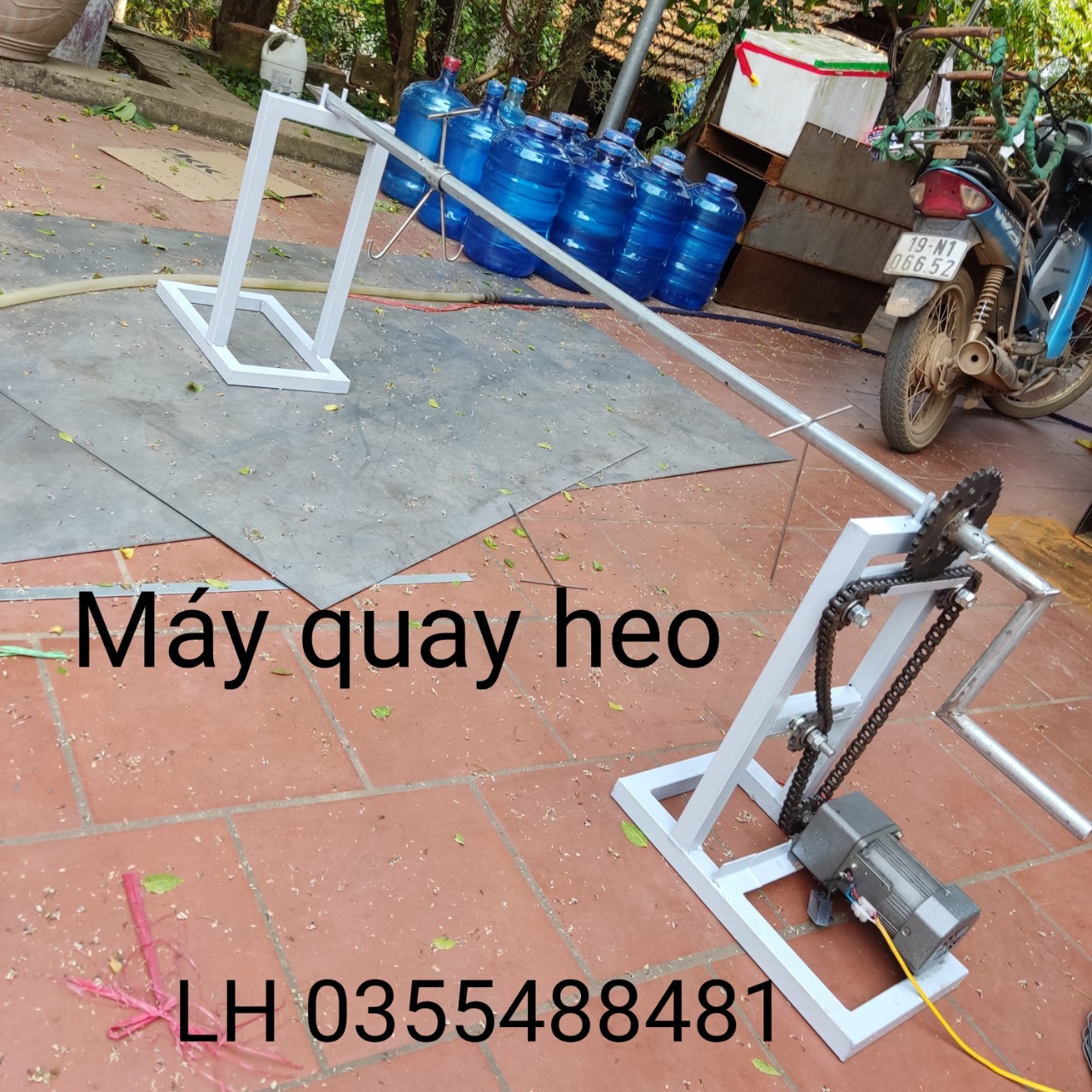 Freeship max-cam kết giá tốt-máy quay heo/lò quay heo di động