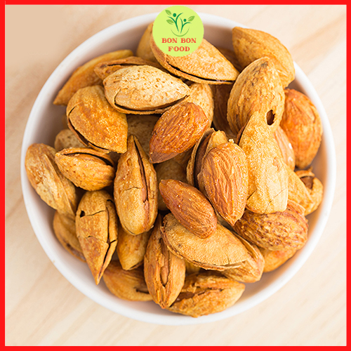 Hạnh nhân rang bơ còn vỏ nhập Mỹ 500Gr