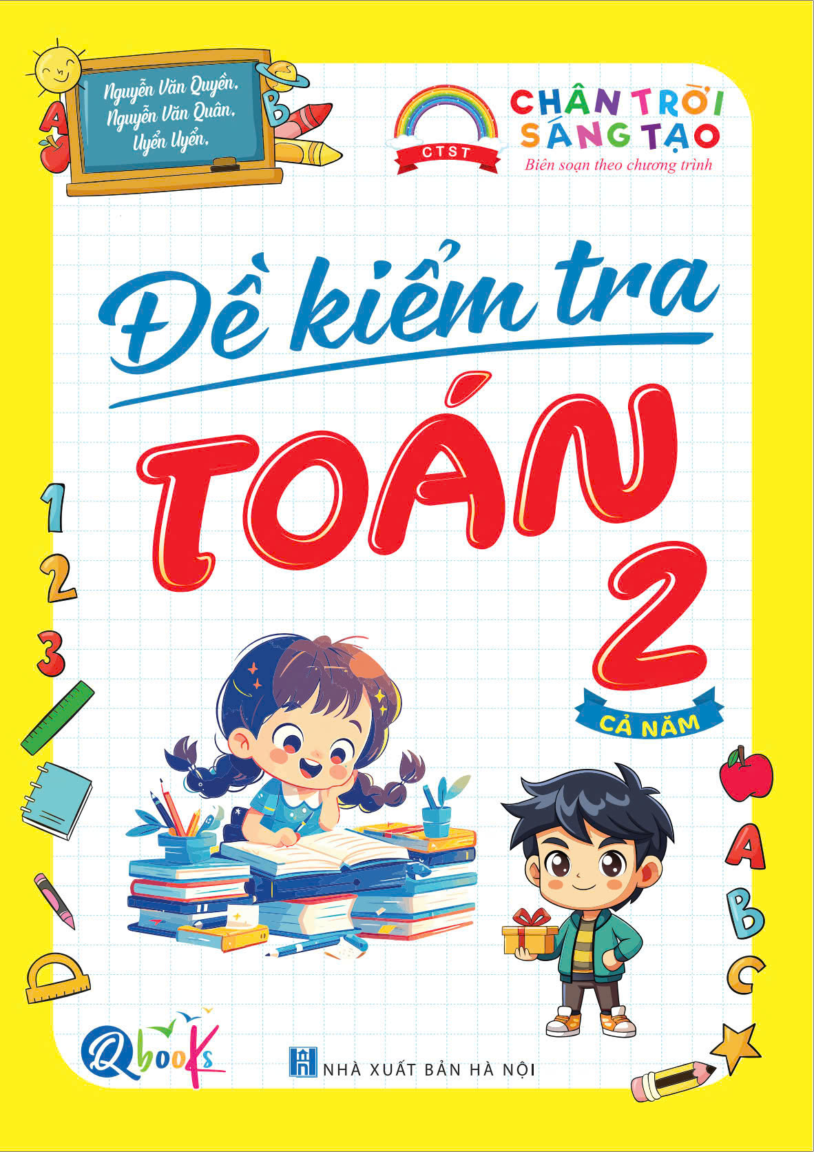 Sách - Đề Kiểm Tra Toán Lớp 2 - cả năm - Chân trời sáng tạo (1 cuốn)