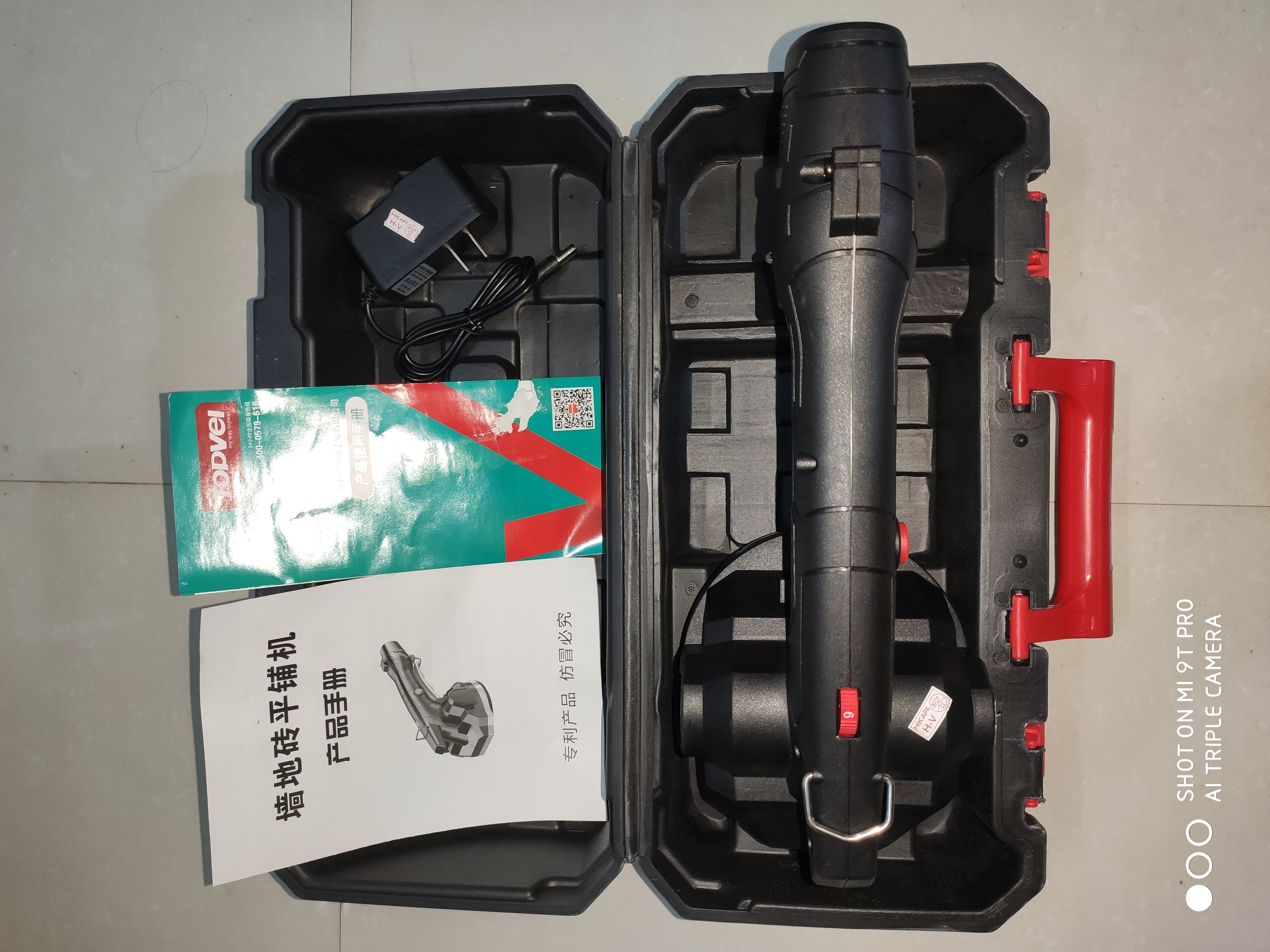 Máy ốp lát gạch TOPVEL V7, 2 chức năng, chuẩn hãng TOPVEL V7 Đài Loan, ốp lát gạch 80 cm