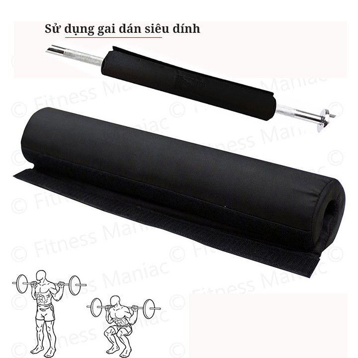 Đệm tạ nâng tạ đệm hỗ trợ vai cổ bảo vệ ngồi xổm đệm tạ dụng cụ tập hông gym