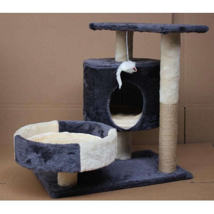 Cattree nhà mèo 3 tầng - Nhà cây cho mèo - Boss City