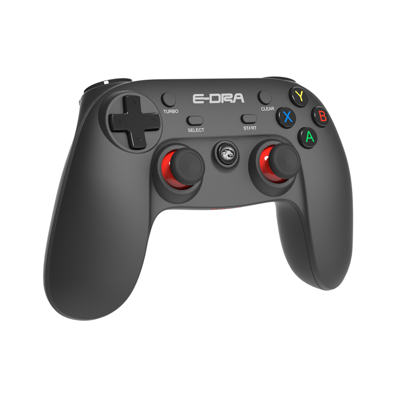 Tay cầm chơi game E-Dra EGP7601 và EGP7602 màu đen