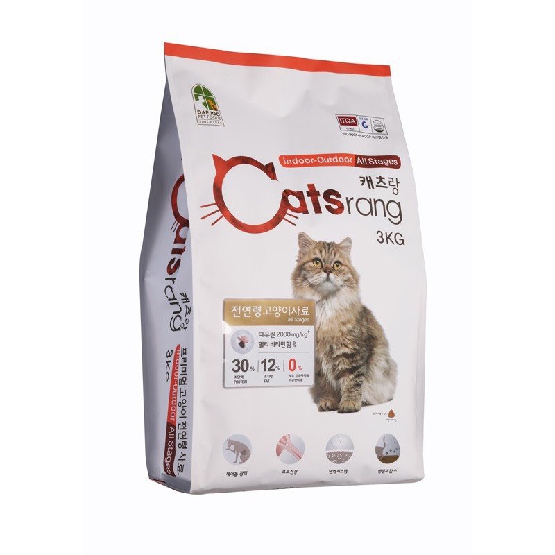 Thức ăn Catsrang Hàn Quốc cho mèo mọi lứa tuổi nhiều dinh dưỡng cao cấp