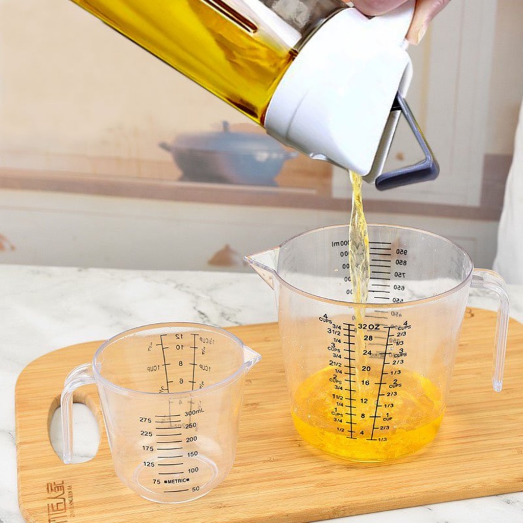 Ca, ly đong chia vạch định lượng 150ml và 300ml