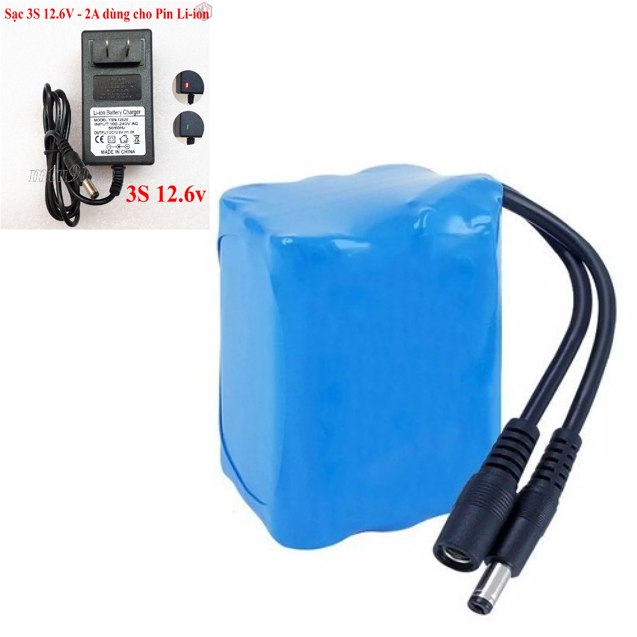 Khối pin 3s lithium ion 12v 4ah 2400mah pin 3s