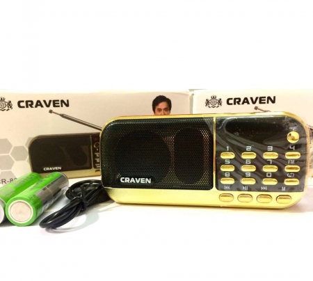 Máy nghe pháp nhạc mp3 loa thẻ nhớ Craven CR 836/836S đài FM đèn pin siêu trâu. Loa nghe niệm phật, nghe nhạc , thẻ nhớ, đài FM