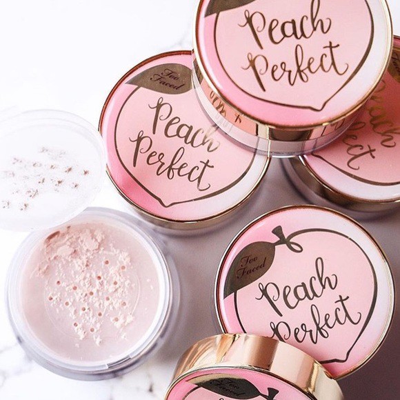 Phấn phủ đào mini Too Faced Peach Perfect Mattifying Loose Setting Powder