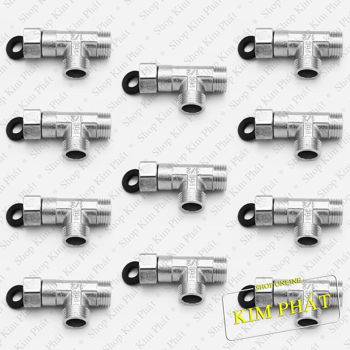 Bộ 10 tê cầu inox 304 không gỉ