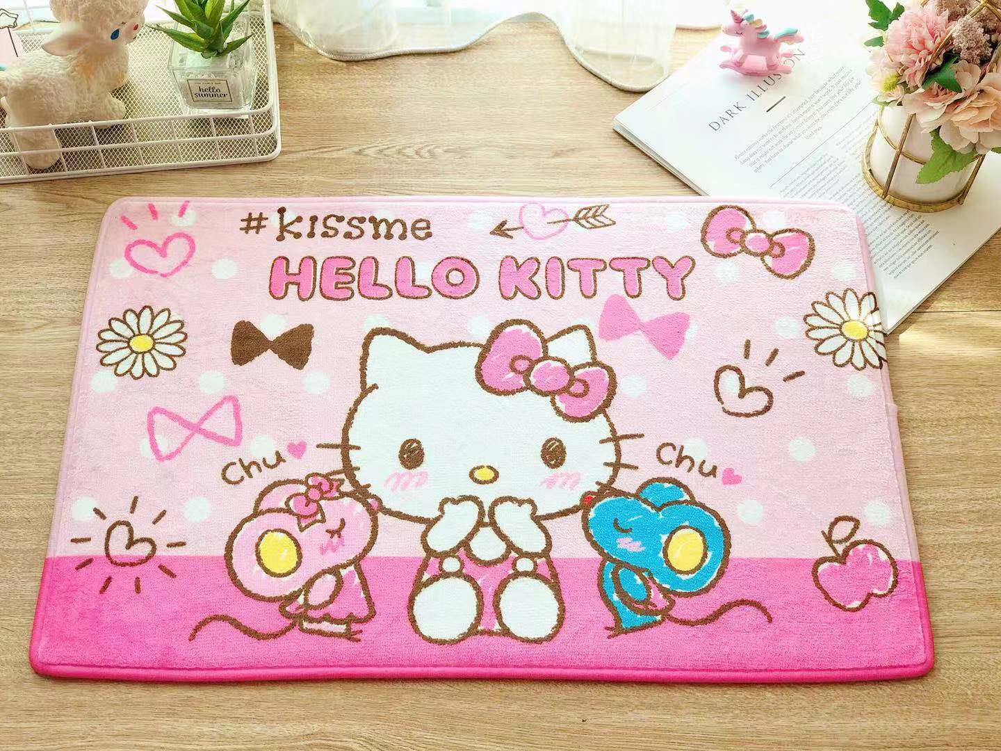 Thảm nhung hình Hello Kitty dễ thương cute TooYoo BK00714