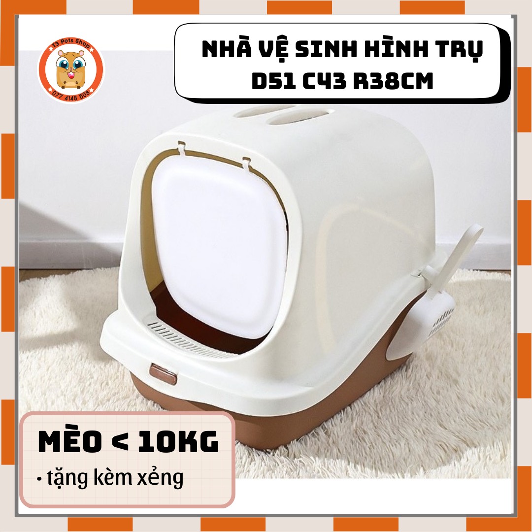 Nhà vệ sinh mèo hình trụ cho mèo