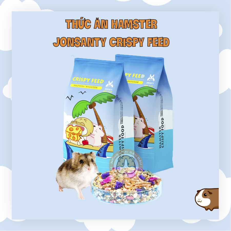 Thức Ăn Hamster Hải Sản Thảo Mộc Jonsanty Vỗ Béo Dinh Dưỡng Toàn Diện