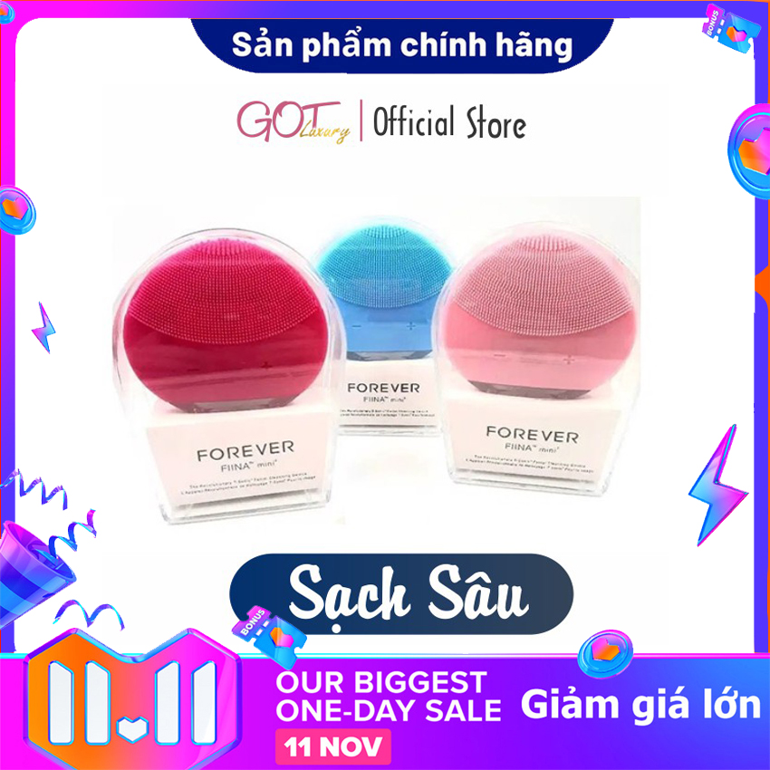 Máy rửa mặt Forever LINA mini - Máy massage rửa mặt làm sạch lỗ trân lông hiểu quả
