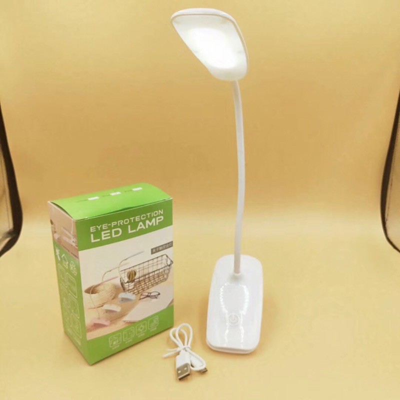 đèn kẹp skinnail kẹp bàn đặt LED 3W5V 11,8cm*5,6cm*42cm cáp sạc USB 3 nấc sáng 3 màu xanh hồng trắng đèn làm móng mi xăm