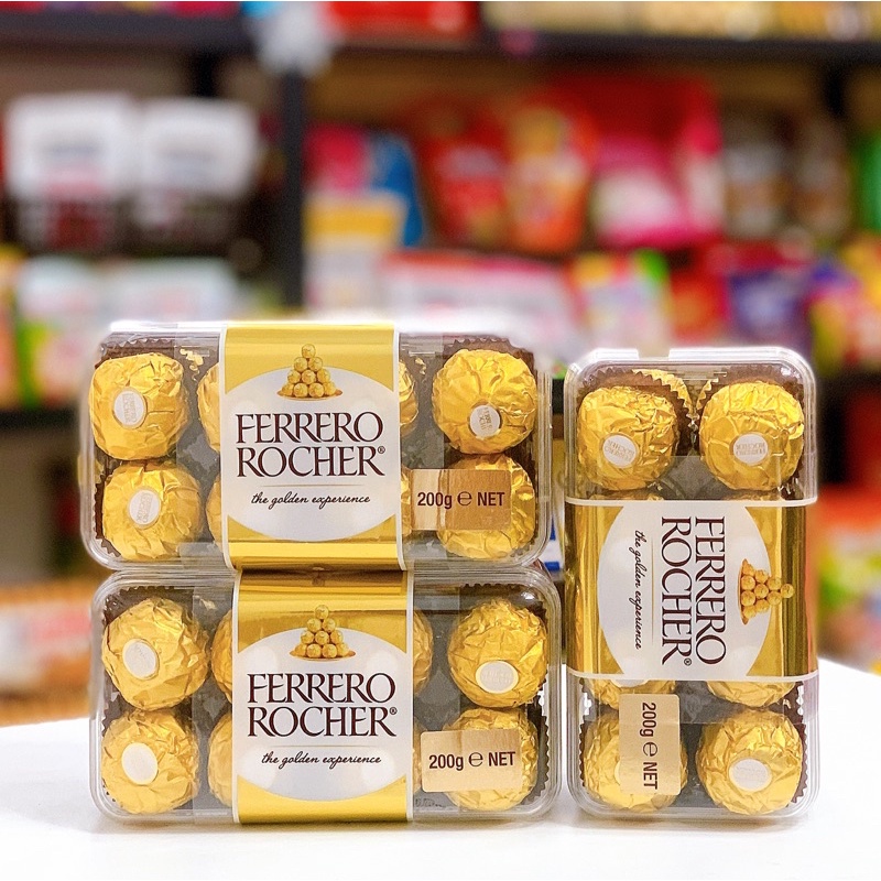Kẹo Socola Ferrero Rocher Nhân Hạt Dẻ  hộp 16 viên