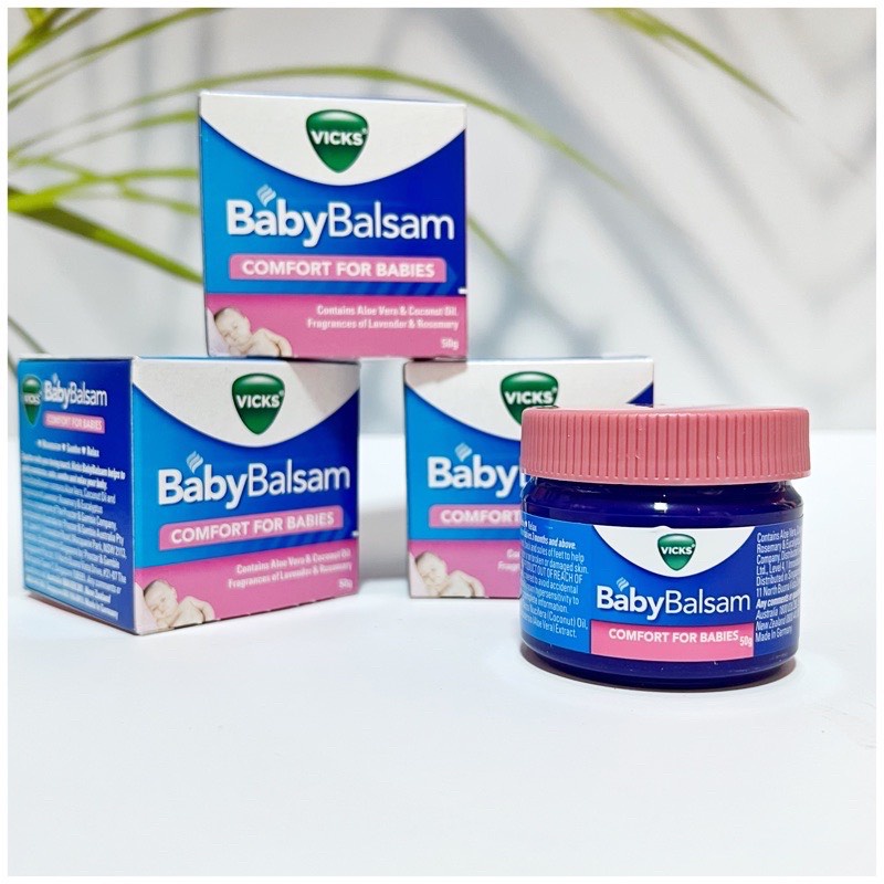 Dầu Bôi Ấm Ngực Vicks Baby Balsam 50g cho bé