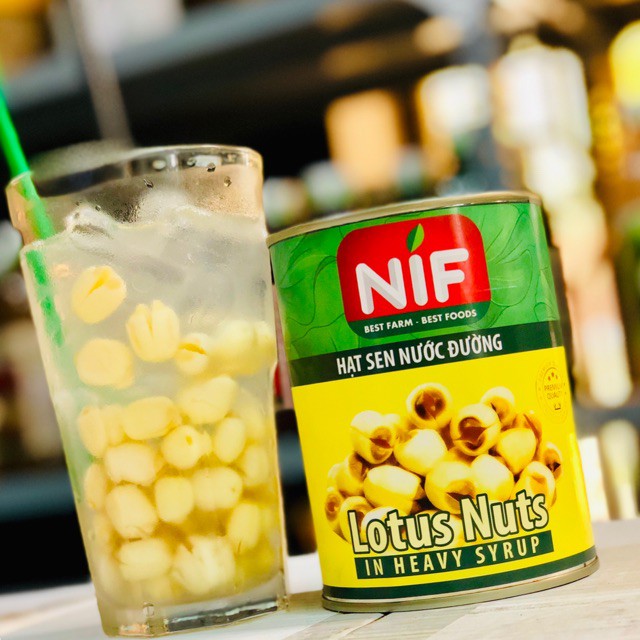 Hạt sen ngâm nước đường nif / baanmai 560gr thơm ngon